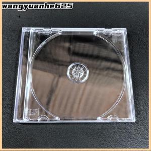 [WYH Store] 👗 Transparent Plastic Single Piece Disc Case CD Case Thickened CD DVD Disc Box