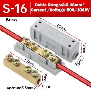 NEXASHOP Spliceable High Power Splitter Reusable Brass Wire Connector  Wiring Connector Electrical