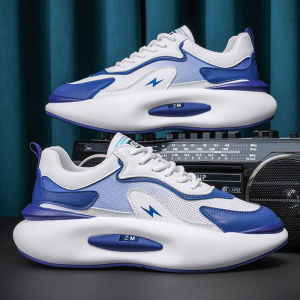 IELGY mens fashion low top breathable thick sole sneakers