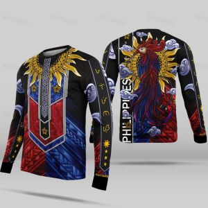 Pilipinas Long Sleeve for Men Motor Cycling Jersey for Men Long Sleeve Uniform for Motorcycle Riders Mens T-Shirts