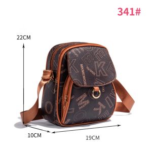 CJH BAGS#341 LEATHER MATERIAL ADJUSTABLE SHOULDERBAG AND SLINGBAG FOR WOMEN