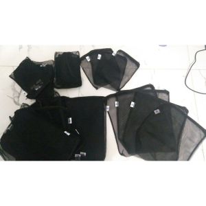 "Hoàn tiền đến 10%" Túi Đựng Vật Liệu Lọc Có khóa Kéo 2 Màu Trắng Và Đen Đủ Kích Thước Cho Bể Cá