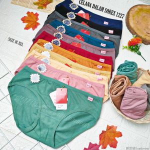 Celana Dalam Sorex 1227 Size M-XXL Celana Dalam Katun Wanita Hipster Sorex 1227 Size M-XXL