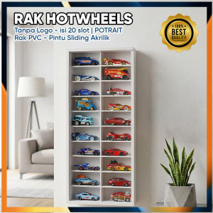 RAK HOTWHEELS PVC BOARD ISI 20 MODEL POTRAIT TANPA LOGO
