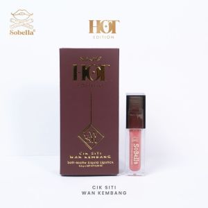 SOBELLA Lipmatte HOT EDITION 5.5ml Colour Rusty Butterfly Cik Wan Kembang/My Bff/Nude Teddy/Walinong