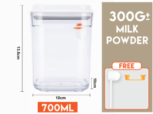 Baby Milk Powder AirTight Storage Container with Scraper  Susu Bayi Bekas Kedap Udara