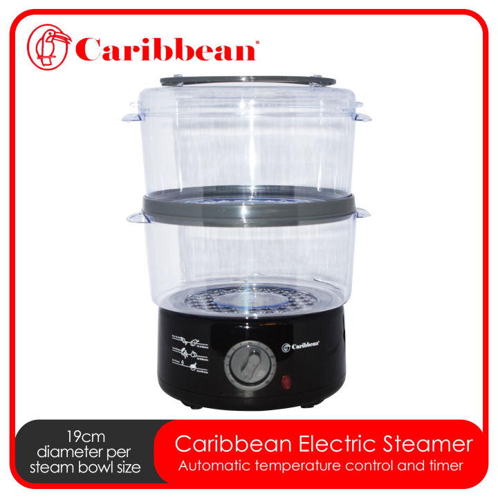 Caribbean Electric Steamer CPS2005 2 Layers Black Lazada PH