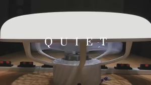 LED light Ceiling fan Recessed Mounted Surface 360 degree Circulating air supply led dimmable with Remote Control