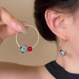GL Fashionable colorful dopamine beads with elegant design earrings ES64823