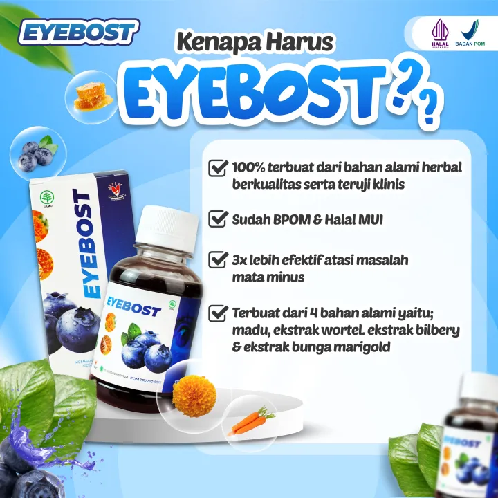 Eyebost – Madu Herbal Vitamin Mata 130ml | Lazada Indonesia