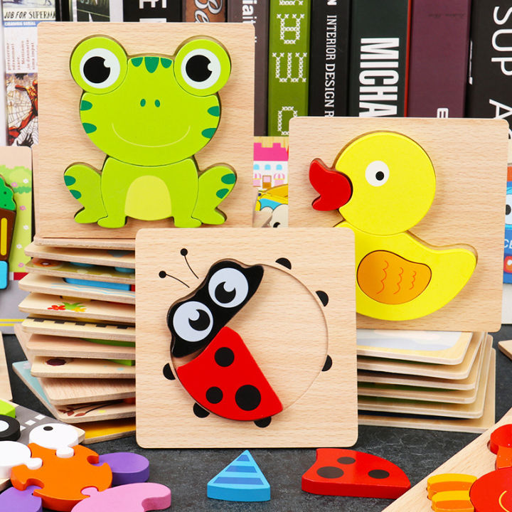 Kids Educational 3d wooden puzzle diy | Lazada PH