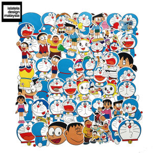 60pcs DORAEMON Fans vinyl decal graffiti stickers laptop waterproof no repeat stickers