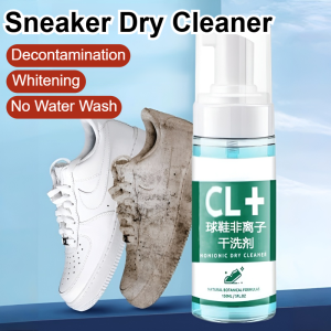 Powerful Stain Removal White Shoe Cleaner Shoe Clear And Full Foam Brush Deep Cleansing Brightening White Shoes Mousse Foam White Shoe Cleaner Easy Solution High Activity