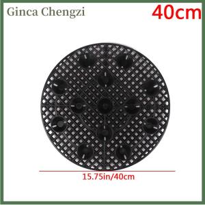 Ginca 1Pc Plant Pot Elevator Heavy Duty Plant Stands 20 30 40cm Plant Pot Saucer For Prevent Rot And Damage On Patio Deck Floor