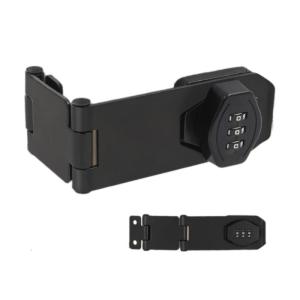 Stylish Without Key Combination Lock Easy Installion Accessory for Cabinet Door with Twist Knob Hasp Latches Designs