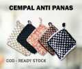 cempal anyam anti panas  isi 6 pcs Tebal murah/pegangan tangan anti panas / tatakan untuk anti panas. 