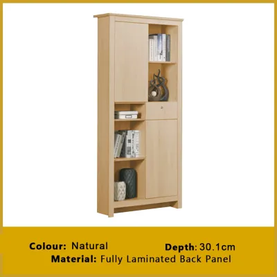 Living Mall Fauna Series Open Shelves Display Cabinet Bookshelf Storage in 3 Colours