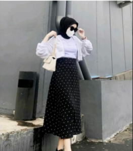 Rok Wanita Dewasa Model Terbaru Rok Polkat Span Panjang Matt Wool Peach Korea Style Model kekinian fashion viral kekinian Good Quality