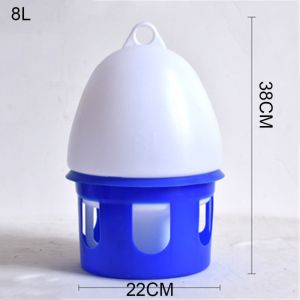 PERNEAKY 2/6/8L Bình nước uống cho chim Tự động Treo Máy tưới nước cho chim bồ câu Đồ Dùng cho chim Di động Dụng cụ cho chim bồ câu ăn Ngoài trời