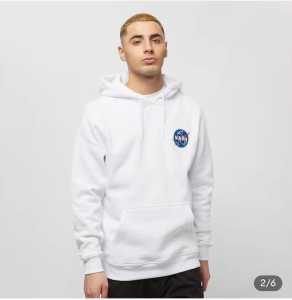 Sweater Hoodie Nasa - Hoodie Basic Nasa Logo - Pria & Wanita