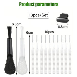 13Pcs Sikat Mini Pembersih Hp Debu Mobile Phone Charging Port Dedusting Brush Set Profesional Sikat Mini Pembersih Lubang Hp Shower Multif