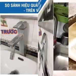 Tẩy Cặn Canxi Nhà Tắm 500ML Tẩy Cặn Canxi Kính Vòi Sen Bồn Rửa Mặt Gương Soi Hồ Cá Xịt Tẩy Đa Năng Phukienprocare