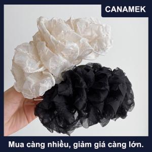 【CANAMEK】 Đa năng Fluffy tóc clip cho phụ nữ cô gái ngọt ngào Bow tóc lớn Claw cao đuôi ngựa cá mập Clip Thời Trang Phụ Kiện Tóc Quà Tặng