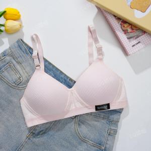 oobest [Buy 2 Take 1 ]Thin Padded Cotton bra Sports Bras non wire Light Underwear for Women Wireless Gathered Girl Underwear underwear ladies Fast Shipping