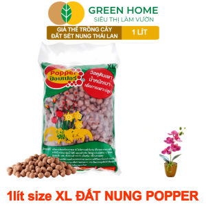 Đất sét nung trồng cây thái lan Greenhome Nhiều size Vô trùng Sử dụng lâu dài Trồng sen đá Phong lan sứ Thuỷ canh