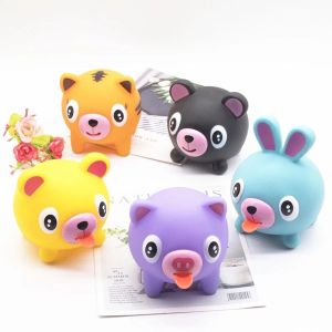 YOUSHI TOP taba squishy Creative Gifts Funny Soft Rubber Stretchable Relief Stress Decompression Toy Fidget Toys Jabber Ball Talking Animal Tongue Out Antistresstoys
