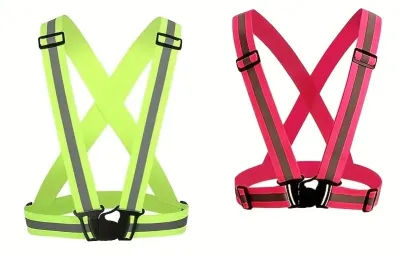 High Quality Unisex Motorcycle Reflective Vest Durable and Adjustable Safety Elasticity