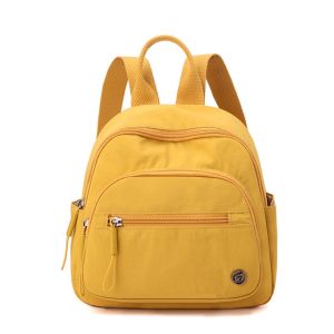 GENENIC Di động Ba lô nylon nữ Màu trơn Trọng lượng nhẹ Ba lô thường ngày nhiều túi Thời trang Thời trang Ba lô đi lại tối giản