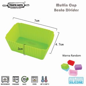 Bento Silicone Cup Muffin Cup Cupcake Silikon Aksesoris Bento divider Pemisah Partisi bekal jepang