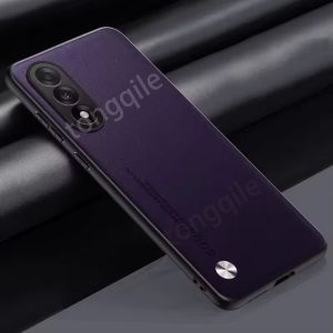 Case For OnePlus Nord 5 CE5 CE 5 Nord5 5G 2025 Phone Casing Back Cover Shockproof Bumper Luxury Leather Simple Fashion Soft TPU Edge All Include Solid Color Anti Drop