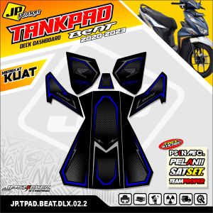 Stiker Pelindung Dashboard Tankpad Beat Deluxe / Beat Street 2020 2021 2022 2023 (body protektor deck pad cover) Sticker Striping Motor JP-02
