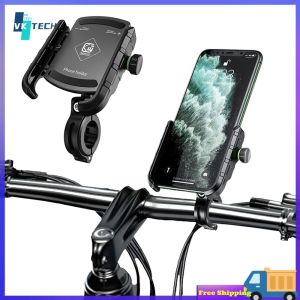 [ VKTECH ] Bike Phone Mount with Shock Absorbing Technology for Mountain Biking and Dirt Bikes Secure and Stable Fit