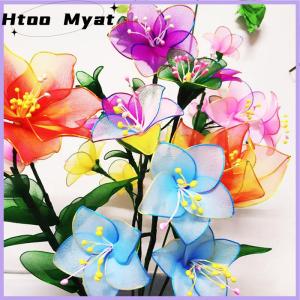 tantuoye เกสรดอกไม้ขนาดเล็ก400ชิ้นเกสรตัวเมียไข่มุกเทียมสองหัวงานประดิษฐ์ดอกไม้แบบทำมือสำหรับตกแต่งงานแต่งงานงานปักสมุดภาพ