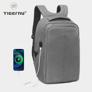 Tigernu 3237 USB Hard Shell Anti Theft Backpack Shockproof Travel Bag for men Male Casual Schoolbag fit 14-15.6" Laptop