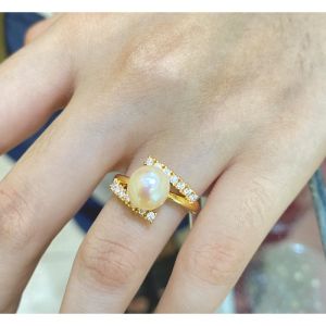 Cincin Mutiara Air Tawar Bersertifikat dan Anti Karat