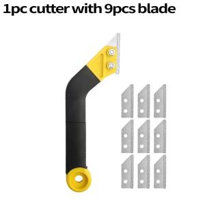 10Pcs Tile Gap Grout Cleaning Tools Wall Floor Tiles Joint Cleaner Remover Glue Scraper Grout Cement Dust Removal Knife Set