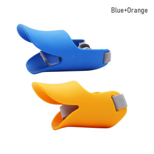 Sentexin 2 Pack Dog Mouth Muzzles Silicone Duck Mouth Shape Muzzle Mask for Pet Dogs Anti Bite Barking Small Middle Large Pet Accessories S/M/L