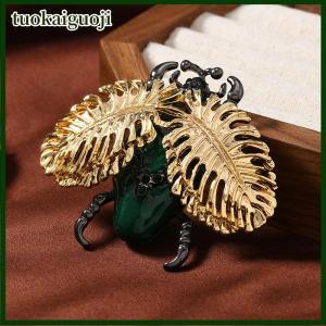 tuokaiguoji เข็มกลัดรูปผีเสื้อสีดำสำหรับผู้ชายและผู้หญิงเข็มกลัดแมลงแฟชั่นสำหรับทุกเพศเครื่องประดับแบบฮิปฮอปร็อค