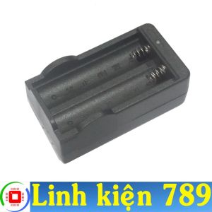 Sạc 2 pin 18650 500mA tự ngắt khi đầy - Linh kiện 789