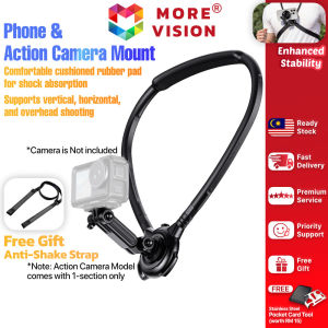 Neck Phone Mount Action Camera Magnetic Holder Silicone Chest Strap First-person Perspective Cycling Hiking GoPro DJI