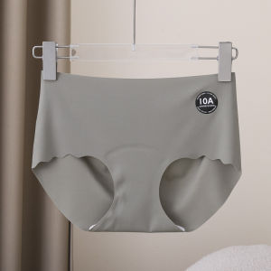 Maniyun 10A Mulberry Silk Panties Middle Waist One-piece Design 3D Hip Lifting Seamless Panties 16cm Crotch Comfort Breathable Underpants ﻿