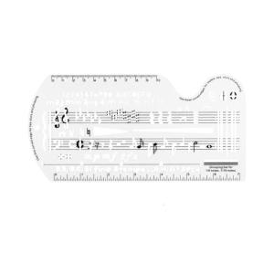 Multifunctional Music Education Featuring Staff Notation Guide Theory Ruler Practice Board Portable For Home School Classroom Use
