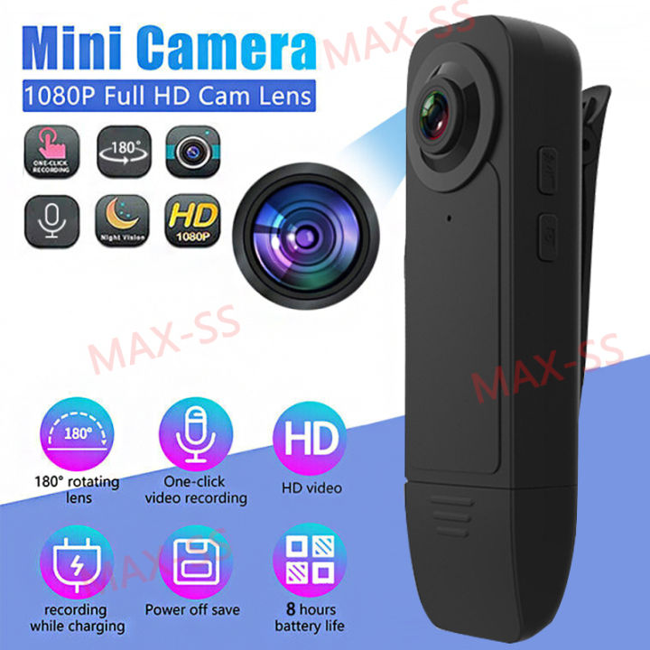 1000mah Continuous recording for hours] Mini Camera Voice Video
