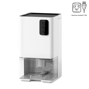 110V Portable Dehumidifier For Home Bedroom Basement Humidity Control Quiet Dehumidifier with Relaxing 7 Color Light