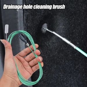 3m Flexible Pipe Cleaning Brushes & Dusters Car Sunroof Drain Hole Fuel Tank Drain Leak Treatment Tools Universal Water Tube Accessories