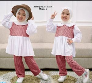 Set Saskia Kids Baju Anak Perempuan Terbaru 2022 Setelan Anak Yang Lagi Viral